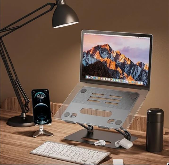 Laptop & Tablet Aluminum Stand - Adjustable & Foldable (GC)