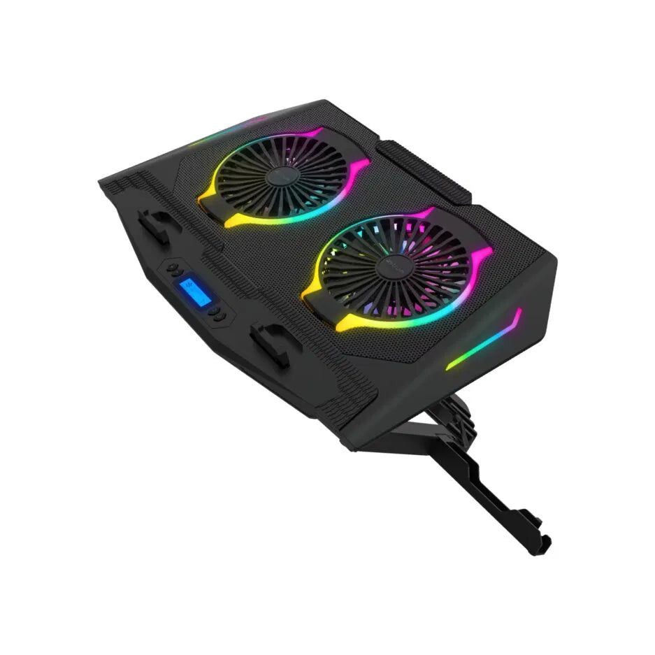 Laptop Cooling Pad 17.0” 2 x 120mm Fan RGB 6 Level - LCP172 Astrum